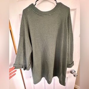 Dark green sweater